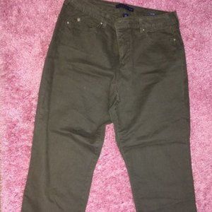 BANDOLINO MANDIE DARK GREEN JEANS SIZE 16W